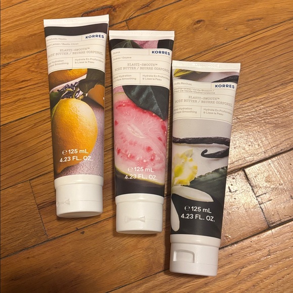 ✧ Korres Body Butter Collection - Orange Pink Black